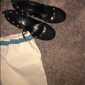 Tory Burch Burlap and studded heels🔥🔥